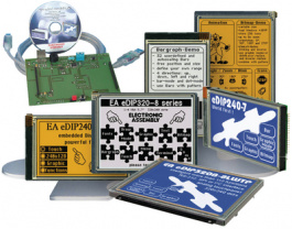 EA EDIP240J-7LATP, LCD graphic display 240 x 128 Pixel, Electronic Assembly