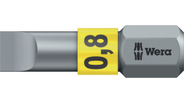 05056064001, Насадка; плоская; 5,5x0,8мм; Длина: 25мм; Монтаж: 1/4" (D6,3мм), Wera Tools