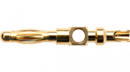 FK 8 L Au /-U1, Laboratory plug pin diam. 4 mm -, Schutzinger