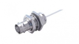 24 BNC-50-1-1/133 NE, RF Connector, BNC, Brass, Socket, Straight, 50Ohm, Solder Terminal, Clamp Terminal, Huber+Suhner