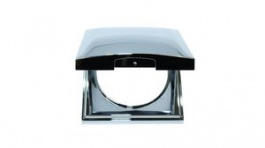 918282518, Cover Frame Glossy with Protective Cover INTEGRO Flush Mount 59.5 x 59.5mm Chrome, Berker