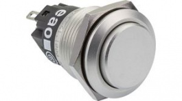 82-5561.1000, Pushbutton Switch 19mm Stainless Steel 240 VAC 3 A 1 Change-Over (CO), EAO