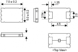 KX-13 SMD CRYSTAL 13,0 MH, Quartz SMD 13.0 MHz, GEYER