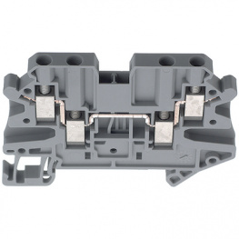 3044542, UT 2,5-QUATTRO terminal block grey 0.14...2.5 mm2, Phoenix Contact