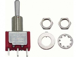 RND 210-00497, Toggle Switch, On-Off-(On), Soldering lugs, RND Components