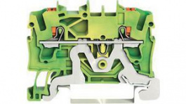 2202-1207, Ground Terminal, Cage Clamp, 2 Poles, 0.25 ... 4mm\x1a, Wago