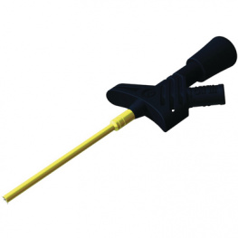 KLEPS 1600 SCHWARZ / BLACK, Test clip diam. 2 mm black, SKS Kontakttechnik