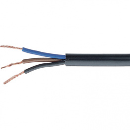 LI-YY 3X0,34 mm2 [500 м], Control cable 3 x 0.34 mm2 Unshielded Bare Copper Stranded Wire Black, Cabloswiss