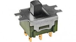 MS22AFG01, Переключатель: движковый; Пол: 2; DPDT; 0,1A/28ВAC; 0,1A/28ВDC, NKK Switches (NIKKAI, Nihon)