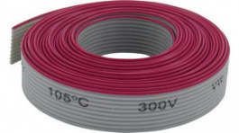 RND 475-00720 [30 м], Flat Ribbon Cable 14 x 0.08 mm 30 m Grey, RND Cable
