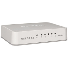 FS205-100PES, Switch 5x 10/100 - Desktop, NETGEAR