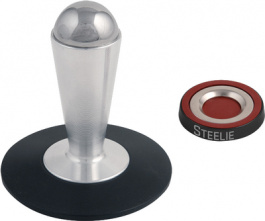 Steelie Pedestal Kit, Holding system for mobile devices silver, Nite Ize