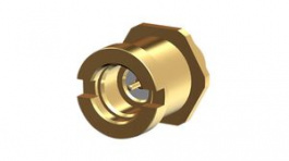 14 SMP-50-2-S2/111 NE, RF Connector, SMP, Brass, Plug, Straight, 50Ohm, Soldering Terminal, Huber+Suhner