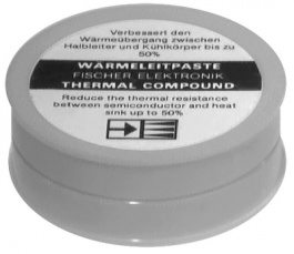 WLP 004, Heat conducting paste, 1012 Ohm/cm, 4 g, 0.61 W/mK, Fischer Elektronik