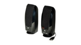 980-000029, PC Speakers, 2.0, 2W, Black, Logitech