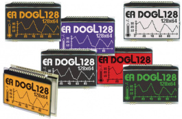 EA DOGL128L-6, LCD-graphic display 128 x 64 Pixel, Electronic Assembly