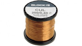 CUL 200/0,40, Enamelled copper wire PUR 0.12 mm2 0.4 mm, Block