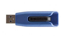 49806, USB Stick, V3 Max, 32GB, USB 3.0, Black / Blue, Verbatim