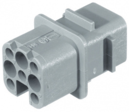 09210073131, Разъем: HAN; "мама"; Han Q; PIN:8; 7+PE; размер 3А; без контактов, Harting