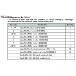 351061, EPOS2 50/5 connector set, MAXON MOTOR