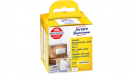 ASS0722430, Parcel Roll Labels, 1 roll/110 labels, 54 x 101 mm, White, Zweckform