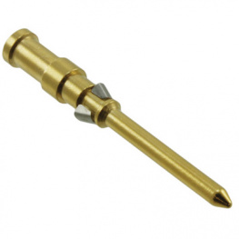 09150006122, Контакт; "папа"; 1мм2; Han D; никелированные, позолота; обжим; 10А, Harting