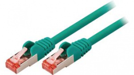 CCGP85221GN05, Network Cable CAT6 S/FTP 500mm Green, Nedis (HQ)