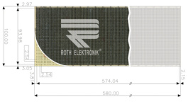 RE210-S3, Laboratory card CEM3 heat tin-plated, Roth Elektronik