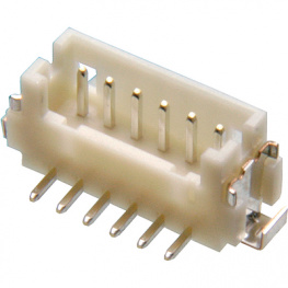 DF13-6P-1.25V(20), Pin header, straight, SMD 6P, Hirose