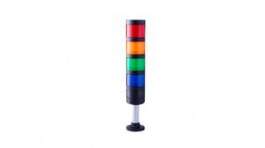 PC7-Q05, Pre-Assembled Signal Tower, Modul-Perfect 70, Red/Orange/Green/Blue, 24VAC / DC, Continuous, Base Mount/Tube Mount, Auer