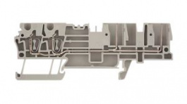1815110000, Terminal Block, Tension Clamp, 4 Poles, 24A, 2.5mm2, Dark Beige, Weidmuller