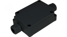 TMC-6PB, Junction Box 70 x 24 x 50mm Polybutylene Terephthalate (PBT) IP65 Black, Takachi