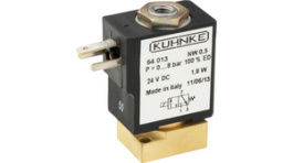 64.009 24VDC, Solenoid Valve 24 VDC 0...8 bar 3/2 NC 0.45 l/min, Kuhnke