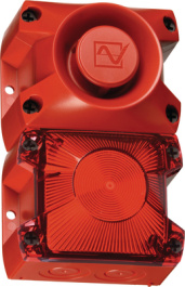 PA X 1-05 230 AC RO, Flashing sounder red, Pfannenberg