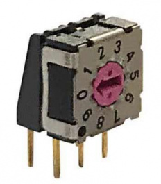 RND 210-00143, Rotary DIP switch BCD 3+3, RND Components