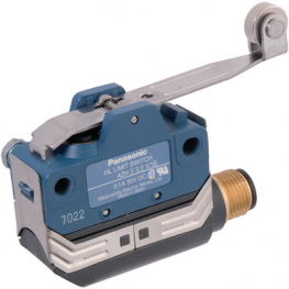 AZH2321CEJ, Limit Switch AZH 5 A Plunger Limit switch, roller lever, die cast case, M12 conn, Panasonic