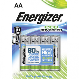 ENR ECOAD E91 BP 4 [4 шт], Primary battery 1.5 V, LR6, Energizer