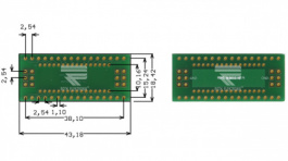RE916, Prototyping board FR4 Epoxide + chem. Au, Roth Elektronik