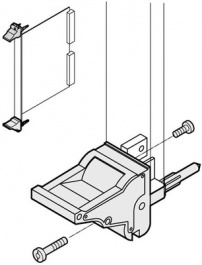 20817-622 [10 шт], Rear I/O Handle Light Grey, RAL 7035, Schroff