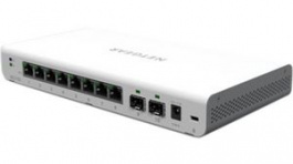 GC110-100PES, Gigabit Smart PoE Cloud Switch, 8x 100/1000BASE-T Managed, NETGEAR