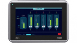 X2 PRO 7, HMI Touch Panel, X2 Pro, 7", 800 x 480, 350cd/m², 512MB, IP20, Beijer Electronics