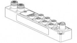 112095-5067, Sensor Distributor 2x M12, Socket, 4-Pole, D-Coded/8x M12, Socket, 5-Pole, A-Cod, Molex