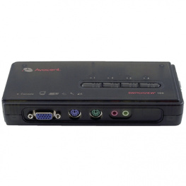 4SV110BND1, SwitchView 110 4-port VGA PS/2, Avocent