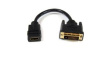 HDDVIFM8IN Adapter, HDMI Socket / DVI-D Plug