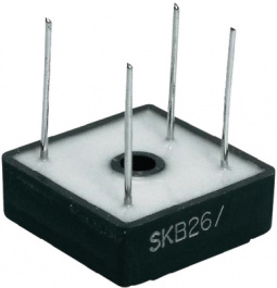 SKB26/16, Диодный мост: однофазный; Urmax: 1,6кВ; G50a; 18А, SEMIKRON