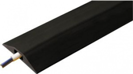 26140100, Floor Cable Protector, Standart, 9 m x 68 mm, Black, Vulcascot