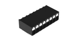 2086-1208, Wire-To-Board Terminal Block, THT, 3.5mm Pitch, Right Angle, Push-In, 8 Poles, Wago