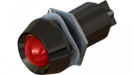 671-064-75, LED Indicator, red, 384 mcd, 110 VAC/DC, Marl