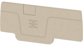 1521510000 [50 шт], AEP 3C 2.5 End plate Beige, Weidmuller