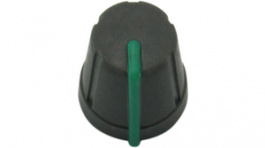 RND 210-00324, Push-on Knob, grey, 6.0x4.5 mm shaft, RND Components
